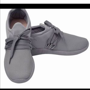 Brand new Grey tennis shoe slip ons